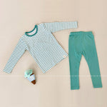 Striped mint 40's modal innerwear