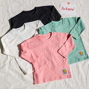 Side open patches long t-shirt