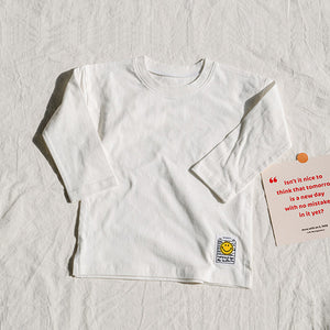 Side open patches long t-shirt