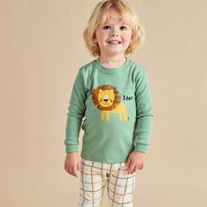 Yellow lion 20's fleece innerwear