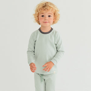 Raglan mint 30's fleece innerwear