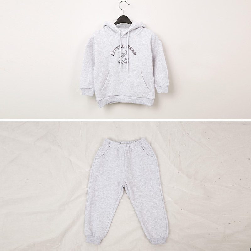 Little bear hoodie tracksuit