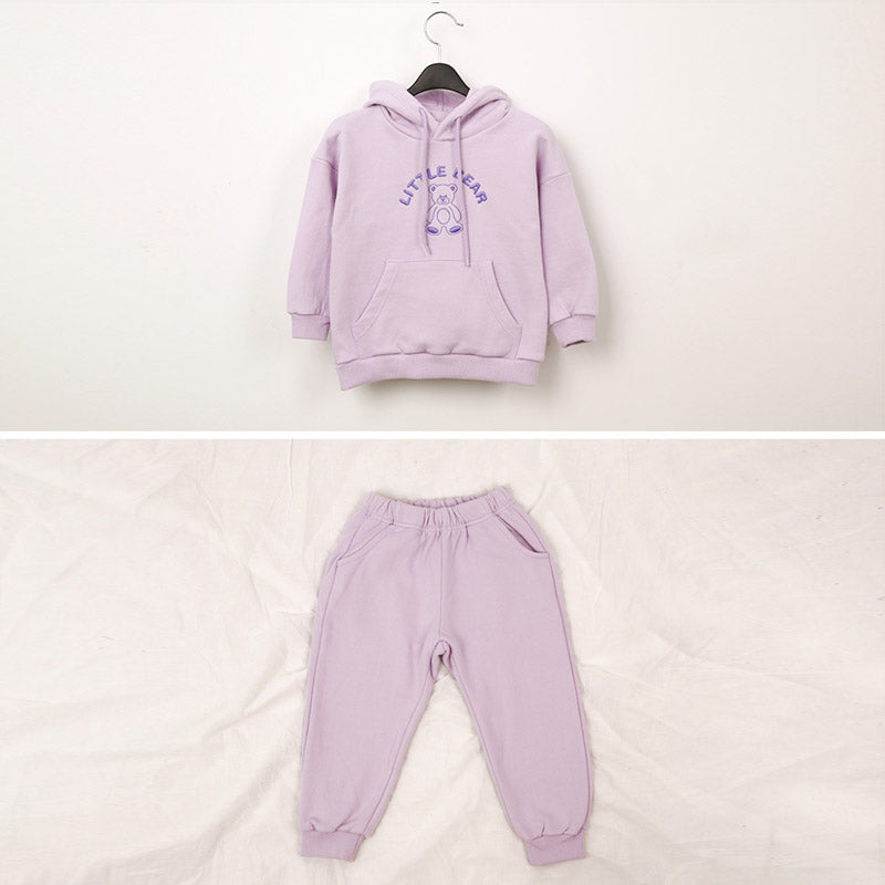 Little bear hoodie tracksuit