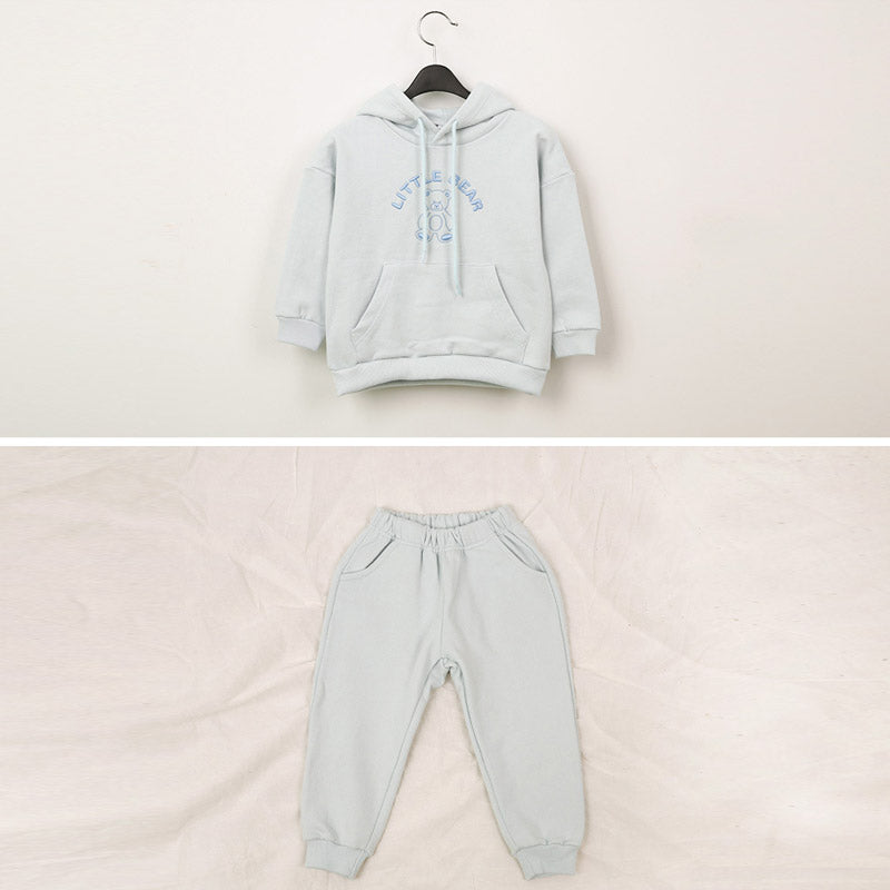 Little bear hoodie tracksuit