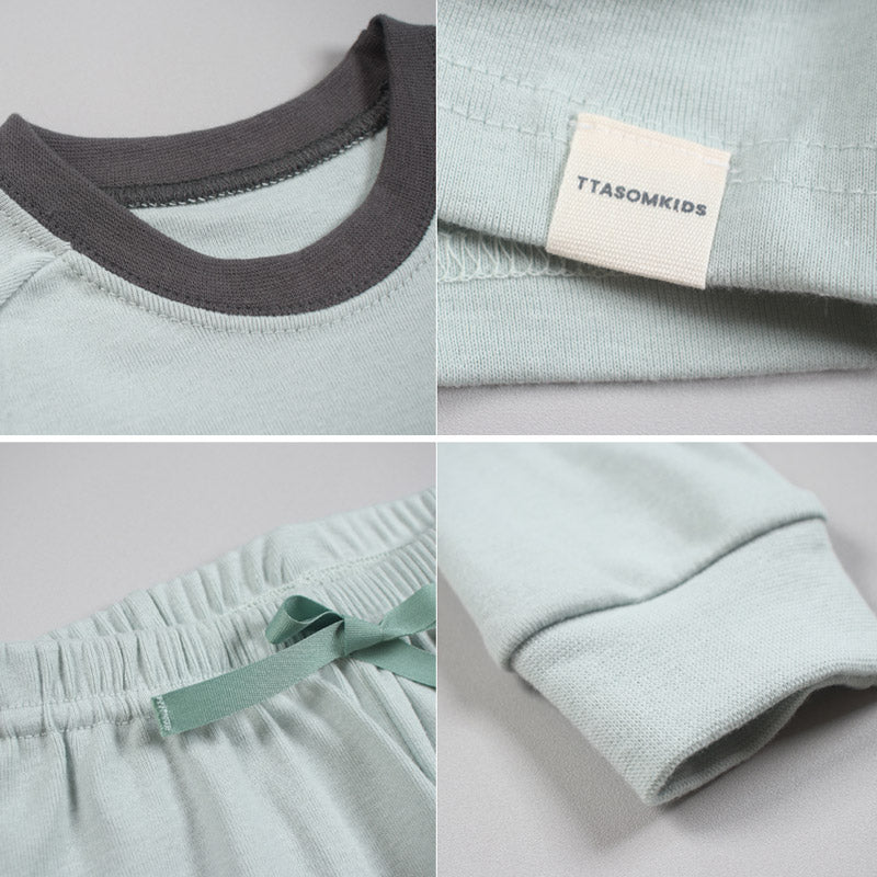 Raglan mint 30's fleece innerwear