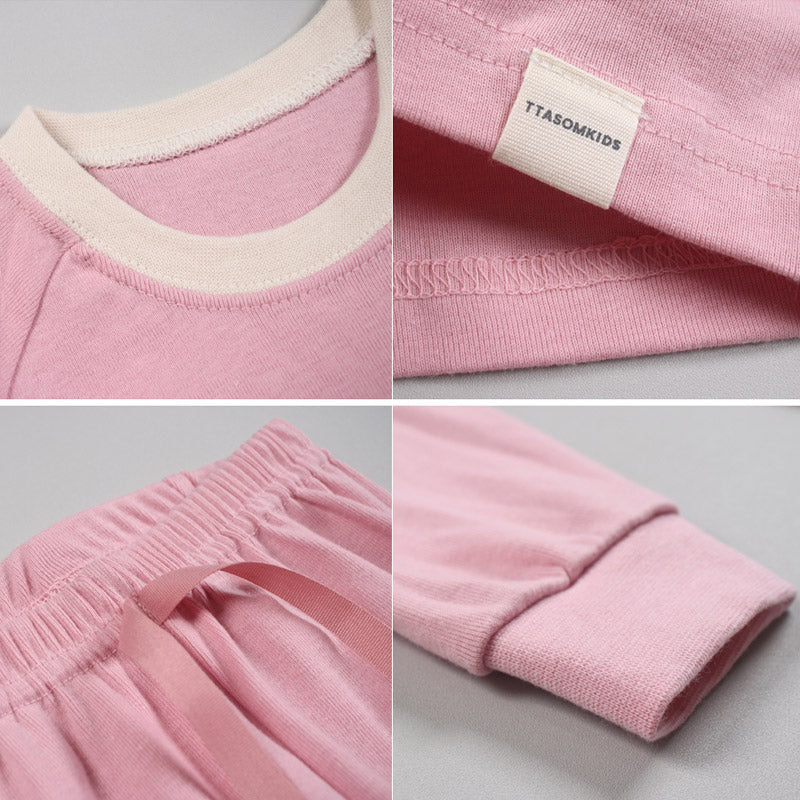 Raglan pink 30's fleece innerwear