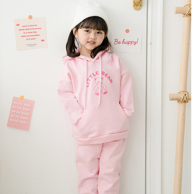 Little bear hoodie tracksuit